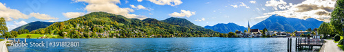 landscape at the Tegernsee Lake - bavaria