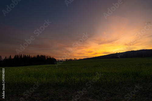 Ciel orangé