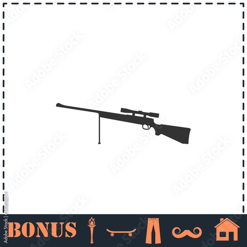 Weapon icon flat