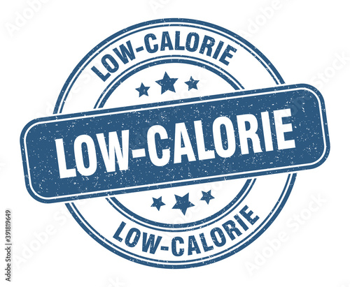 low-calorie stamp. low-calorie label. round grunge sign