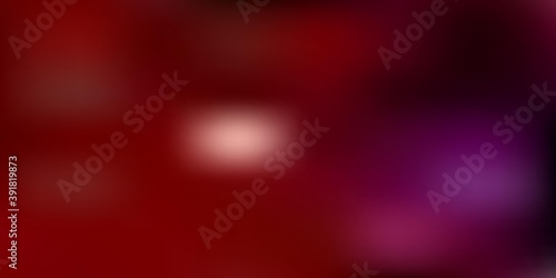 Dark purple, pink vector blurred layout.