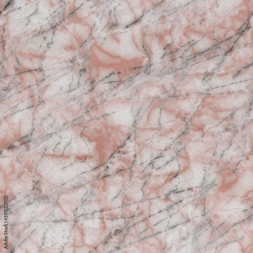 Damaged Marble Of Skyros. Red crushed marble texture background. 3D-rendering