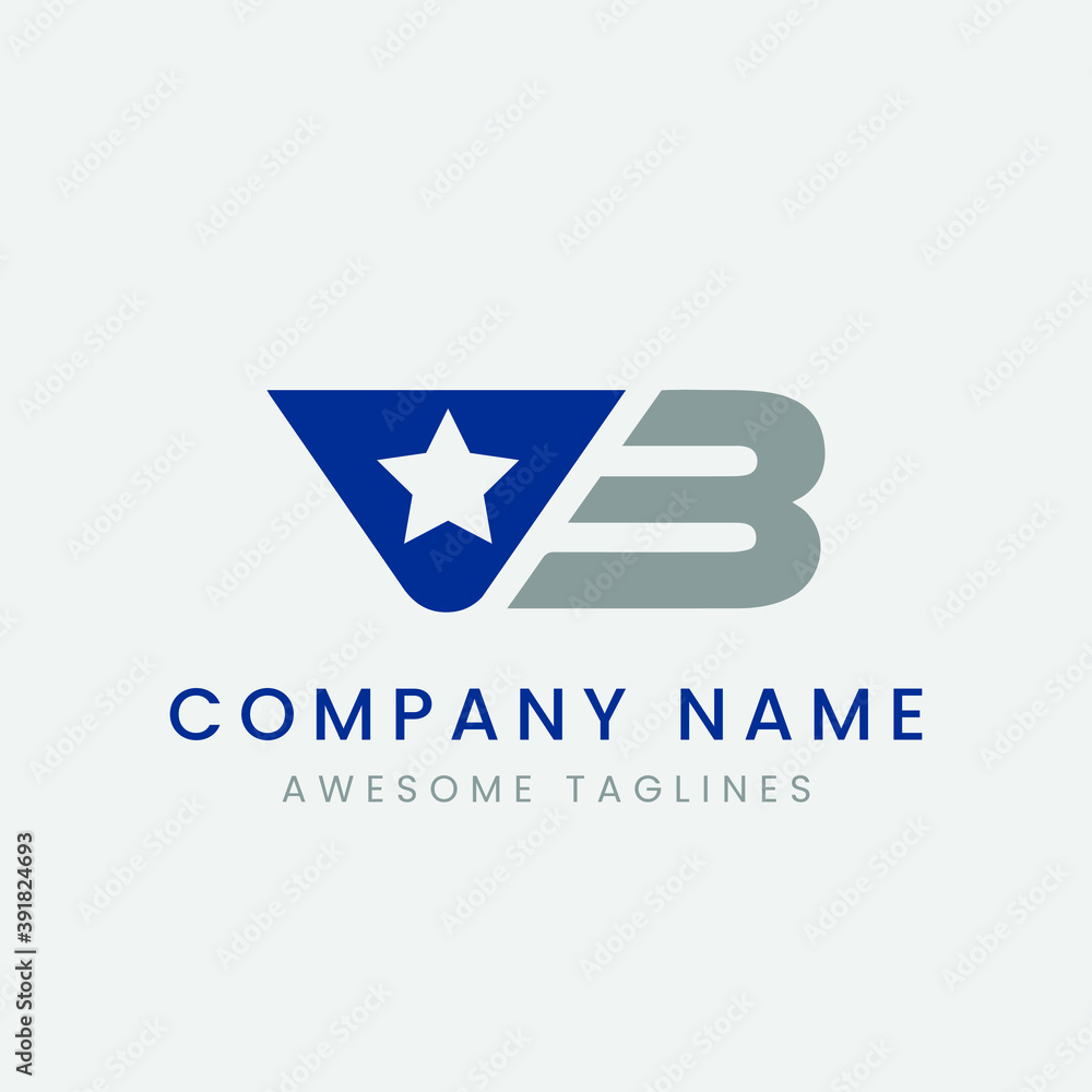 initial VB BV Logo Design. initial VB BV Logo Design.