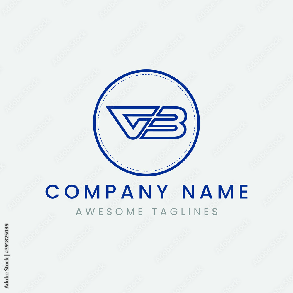 initial VB BV Logo Design. initial VB BV Logo Design.