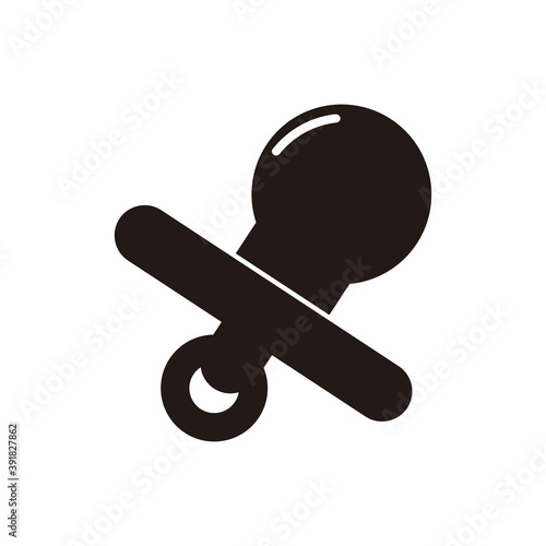 baby pacifier icon vector illustration sign