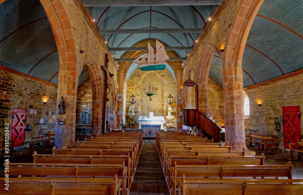 Chapelle de Notre-Dame-de-Rocamadour, Camaret-sur-Mer, Finistère, Bretagne, France