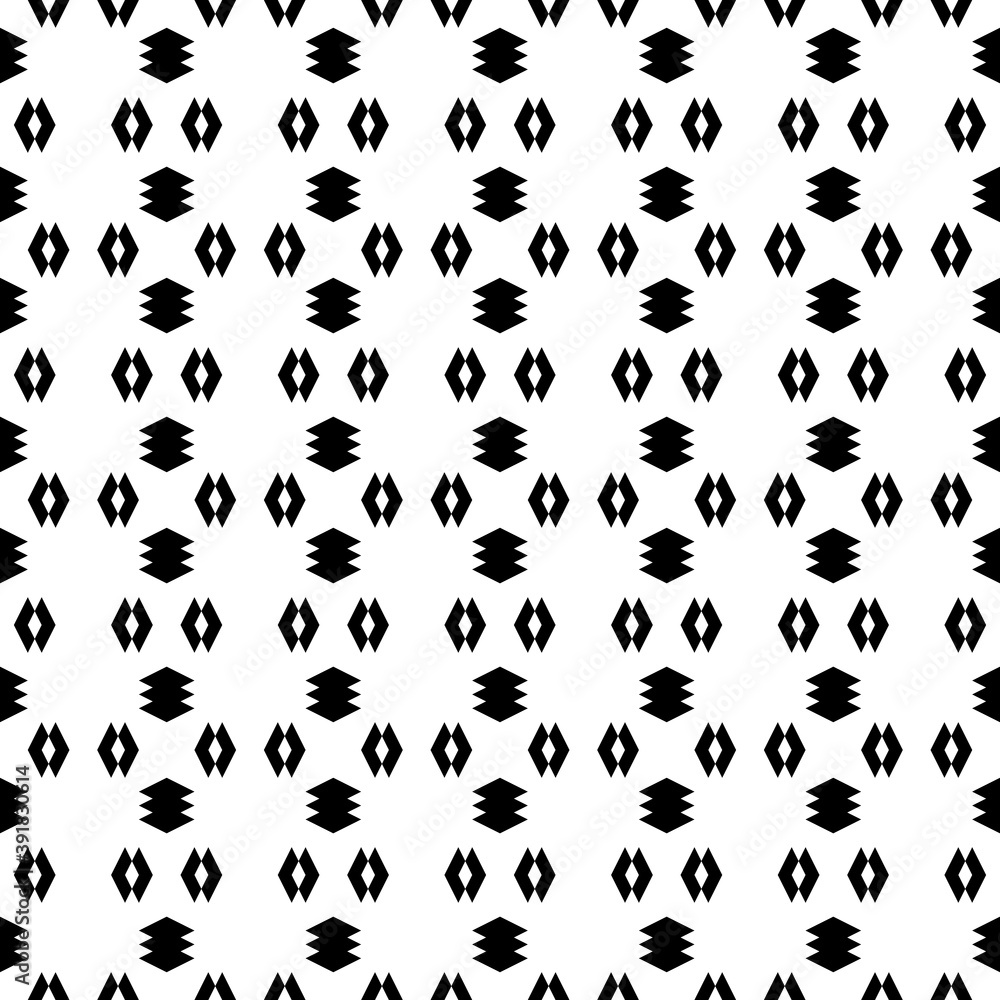 Fototapeta premium Seamless pattern. Rhombuses, figures ornament. Polygons background. Simple shapes wallpaper. Geometrical backdrop. Digital paper, web designing, textile print. Vector