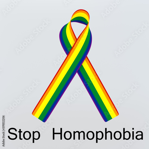 Stop Homophobia concept photo