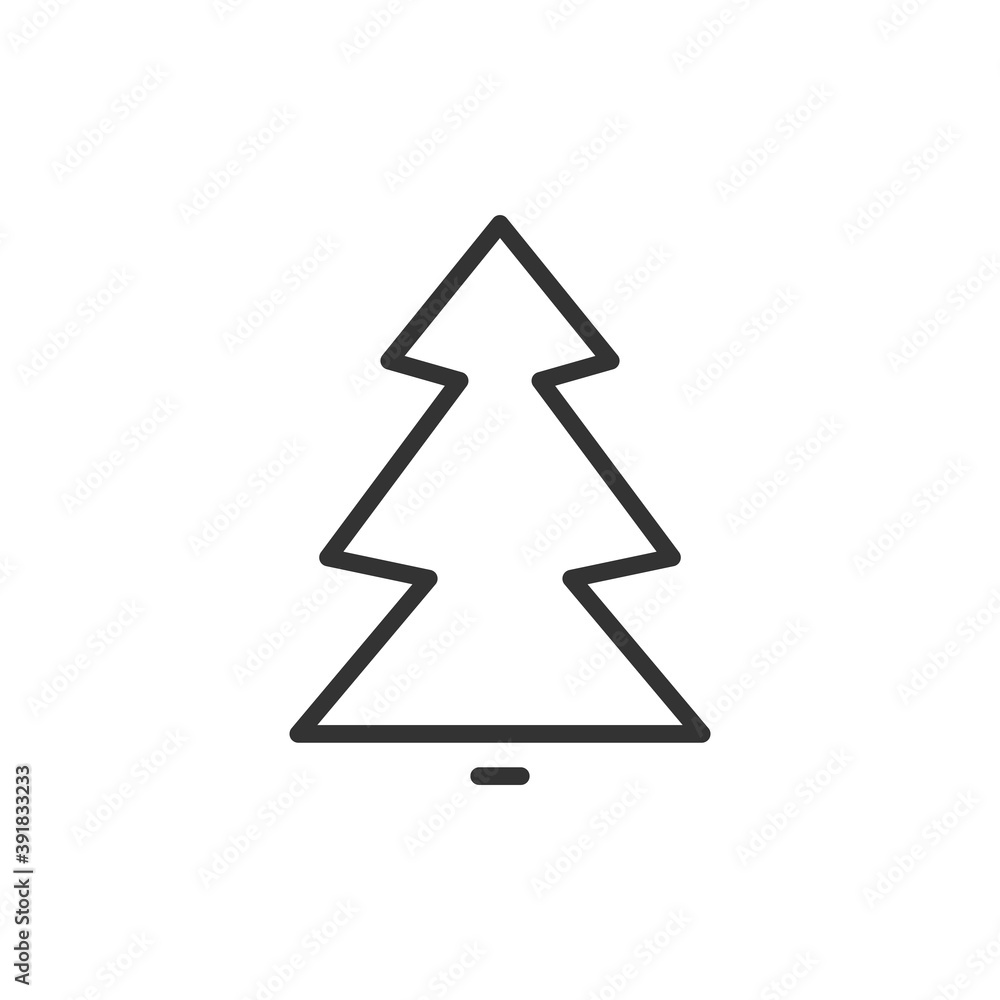 Fir tree icon isolated on white background. Christmas symbol modern, simple, vector, icon for website design, mobile app, ui. Vector Illustration Fir tree icon isolated on white background. Christmas symbol modern, simple, vector, icon for website design, mobile app, ui. Vector Illustration