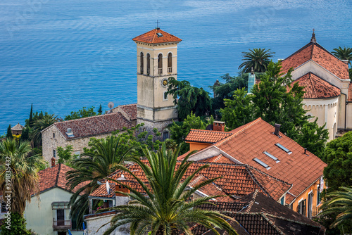 St Jerome Church seen from fortress in Herceg Novi, Montenegro