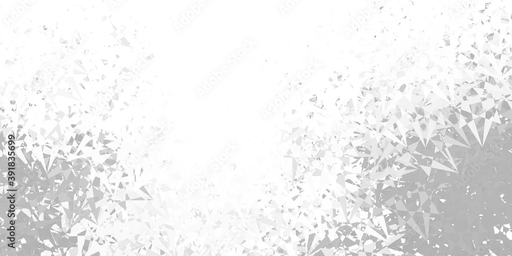 Light gray vector backdrop with triangles, lines.