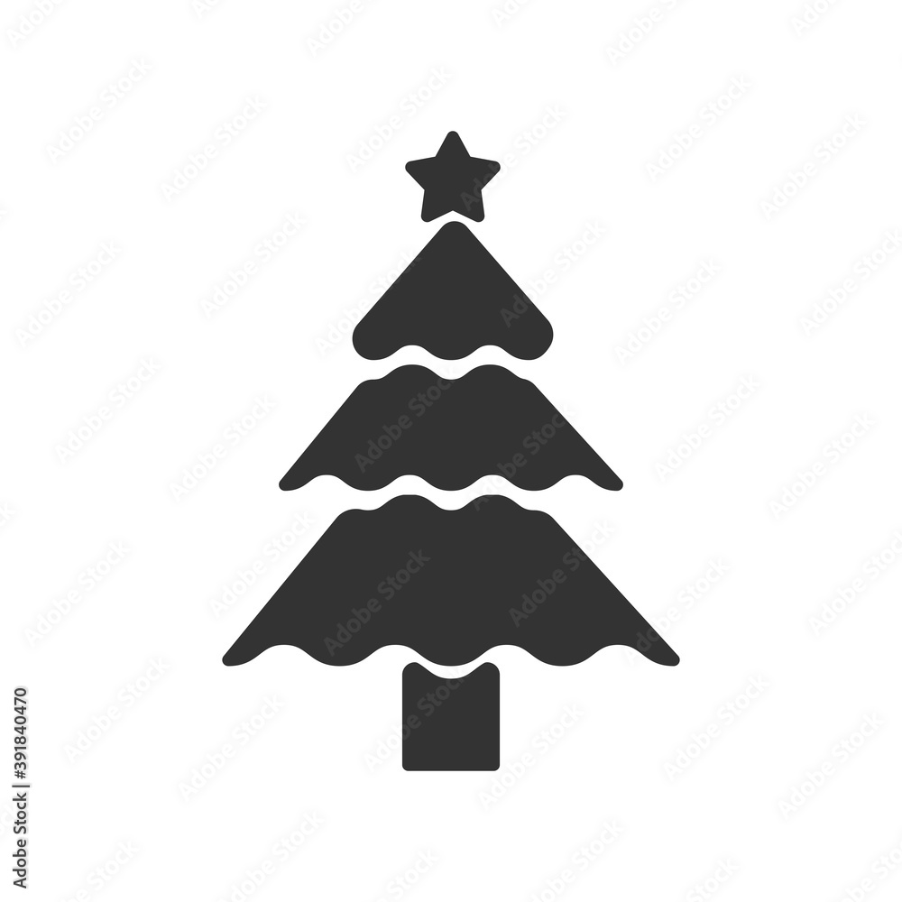 Fir tree icon isolated on white background. Christmas symbol modern, simple, vector, icon for website design, mobile app, ui. Vector Illustration Fir tree icon isolated on white background. Christmas symbol modern, simple, vector, icon for website design, mobile app, ui. Vector Illustration