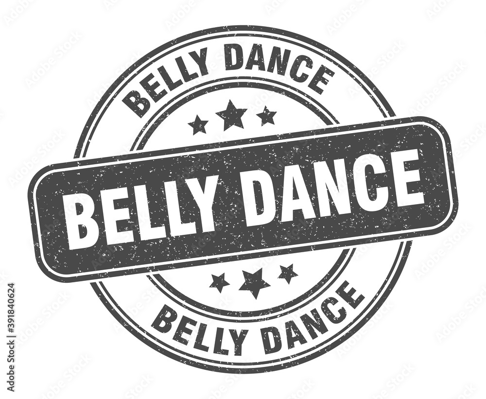 belly dance stamp. belly dance label. round grunge sign belly dance stamp. belly dance label. round grunge sign