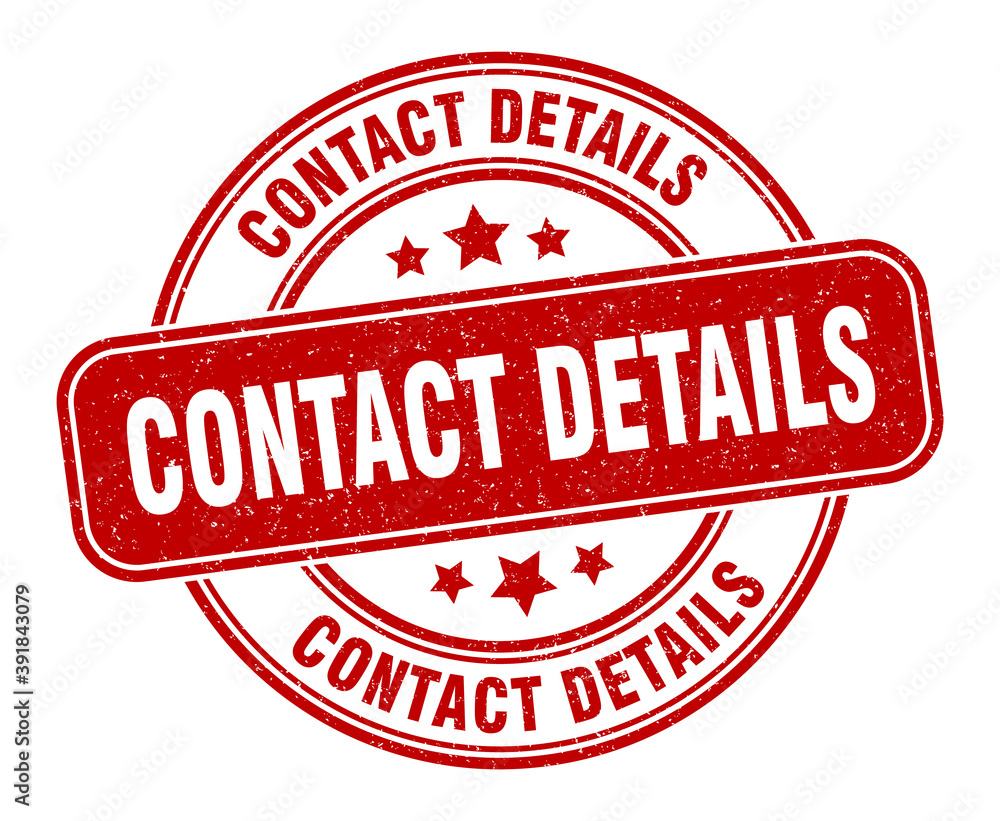contact details stamp. contact details label. round grunge sign contact details stamp. contact details label. round grunge sign