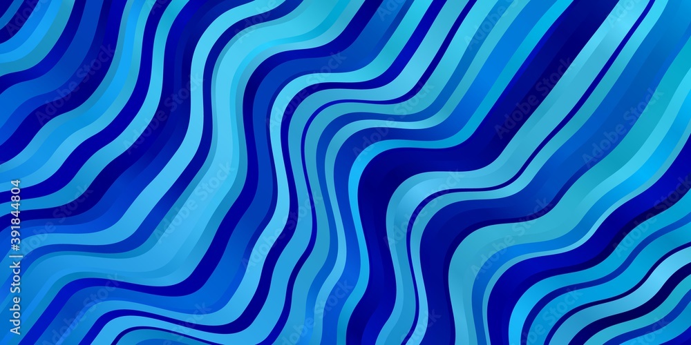 Light BLUE vector background with curves. Light BLUE vector background with curves.