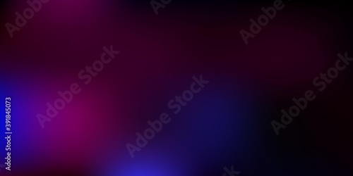 Dark Multicolor vector blur pattern.