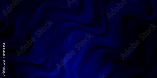 Dark BLUE vector backdrop with circular arc.