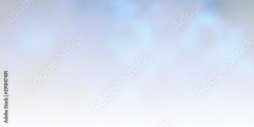 Light BLUE vector backdrop with cumulus.