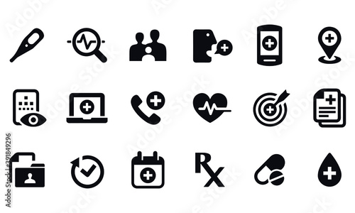  Healthcare and Medicine Icons vector design  © perstige 