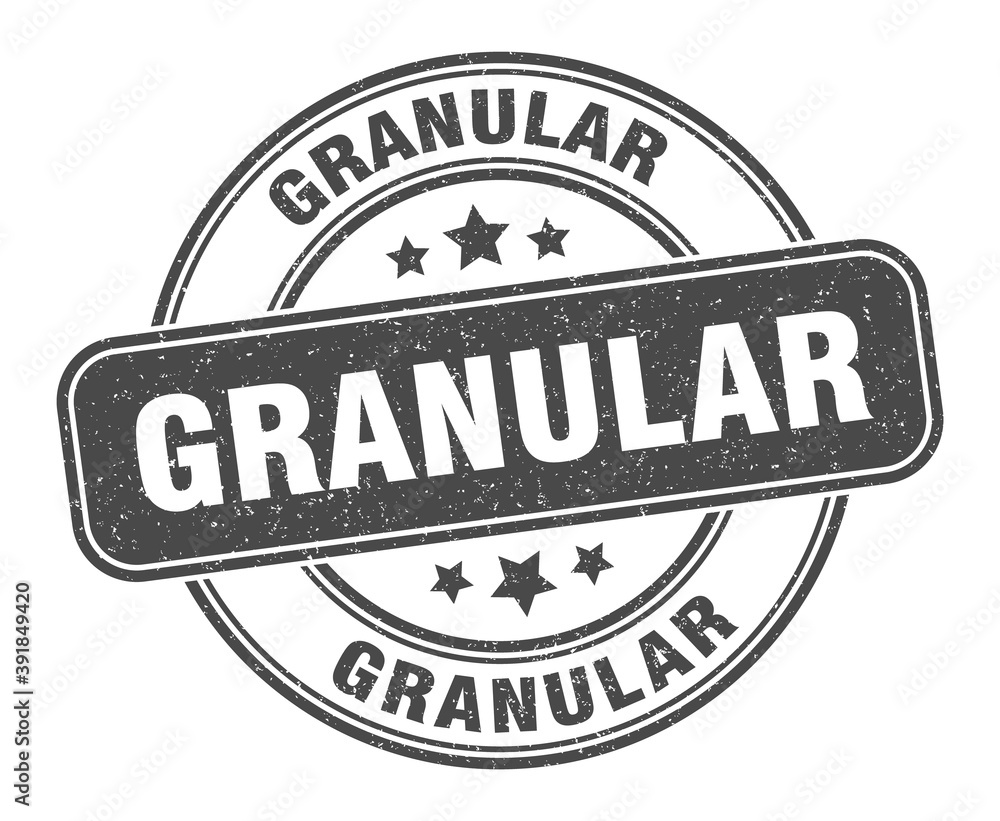 granular stamp. granular label. round grunge sign