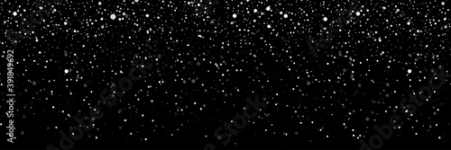 Falling snow on a transparent background. Snow. Snowfall  snowflakes in different shapes and forms. Snowfall isolated on transparent background. Vector illustration