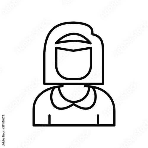 Baby Sitter Avatar line icon