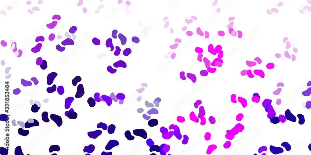 Light purple vector template with abstract forms.