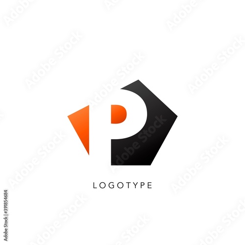 Initial Letter P logo icon. Vector design concept abstract techno geometrical shape with negative letter P logo icon. Free Download Initial Letter P logo icon. Vector design concept abstract techno geometrical shape with negative letter P logo icon. - GFXLoad