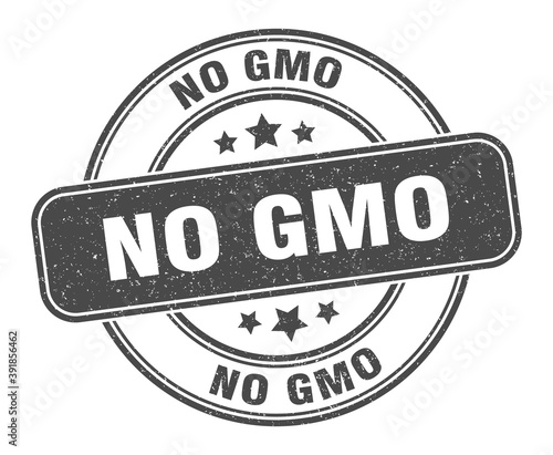 no gmo stamp. no gmo label. round grunge sign