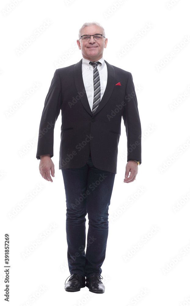 in full growth. smiling business man looking at the camera in full growth. smiling business man looking at the camera