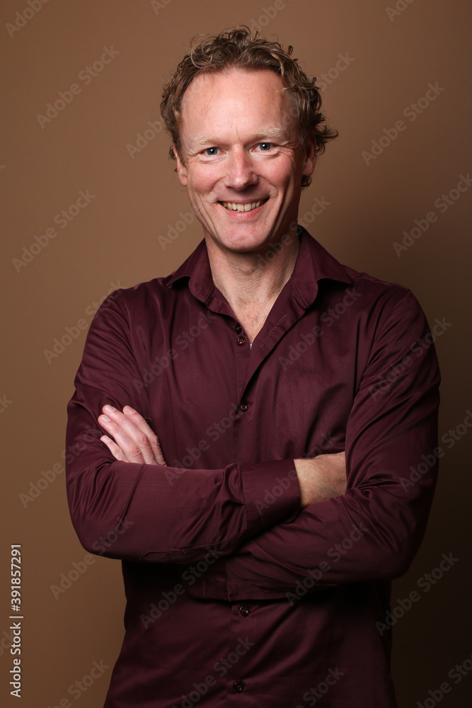 Fototapeta premium Portrait of a beautiful man