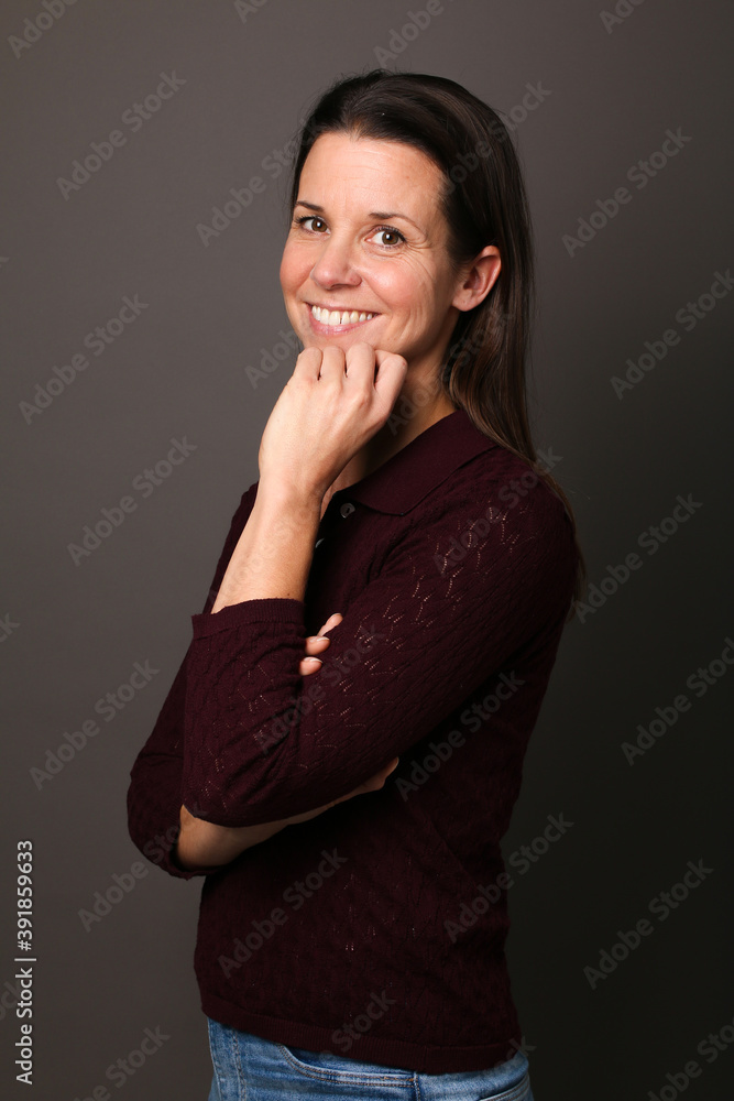 Portrait of a beautiful young woman Portrait of a beautiful young woman