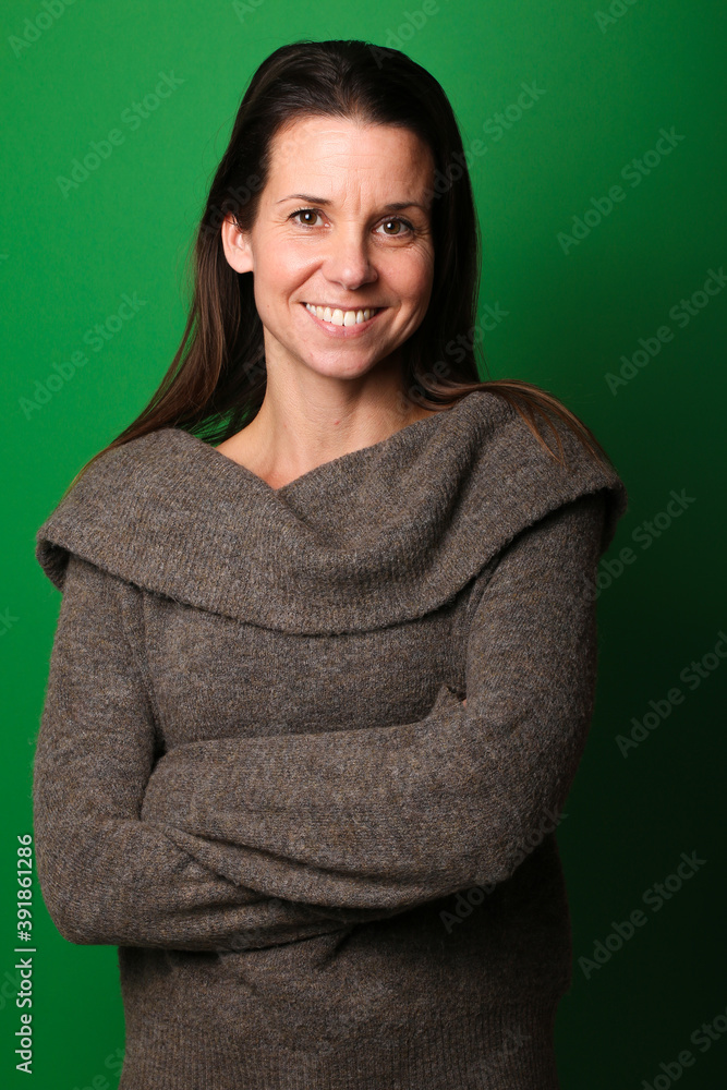 Fototapeta premium Portrait of a beautiful young woman