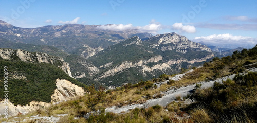 Beautiful mountain panorama at l'Estéron 4