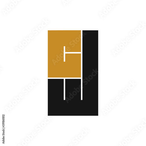 initial letter cw or wc logo vector design