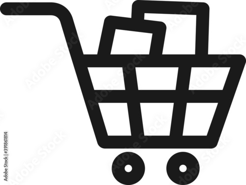 shopping trolley icon