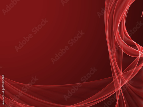 Modern soft abstract background on gardient background with original flame wave curves