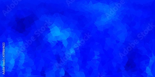 Light blue vector geometric polygonal layout.