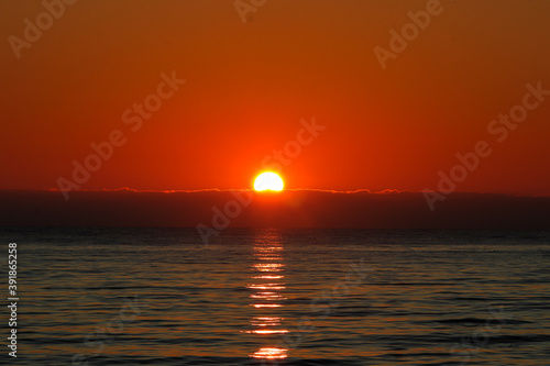 sunset over the sea © Евгений Степанов