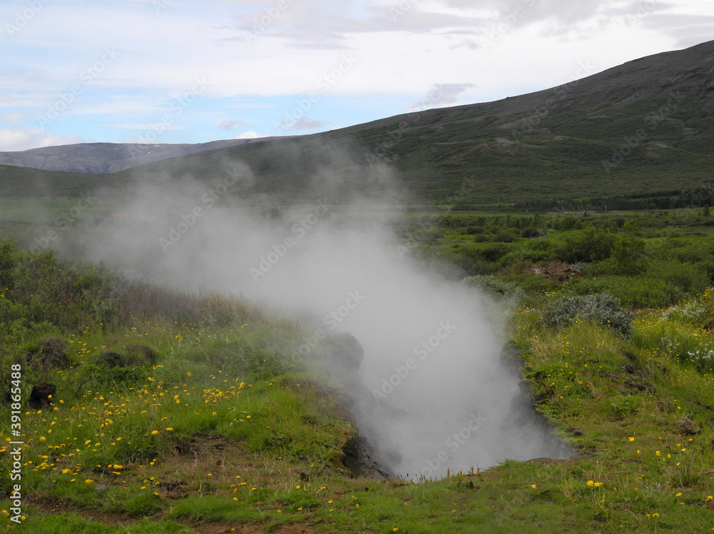 Fototapeta premium Hochtemperaturgebiet auf Island