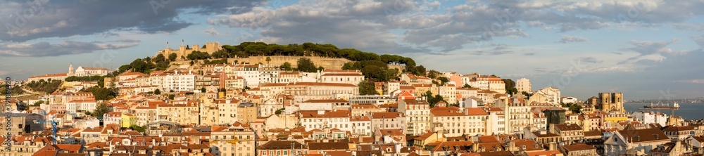 Lisbon panorama city portugal