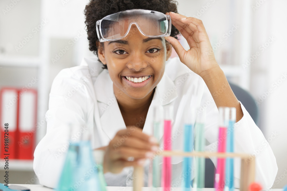 a female worker in the lab a female worker in the lab