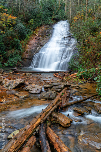 Helton Creek Falls In Georgia photo