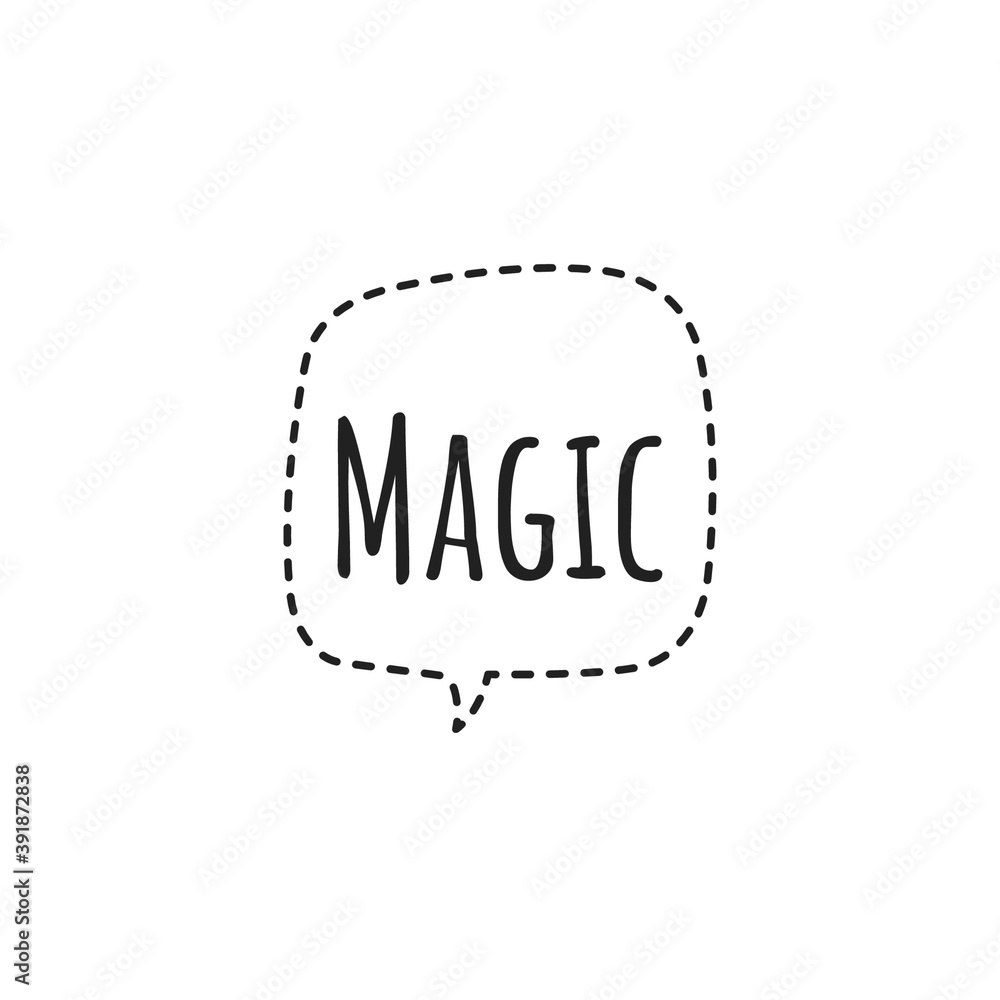 ''Magic'' Lettering Illustration