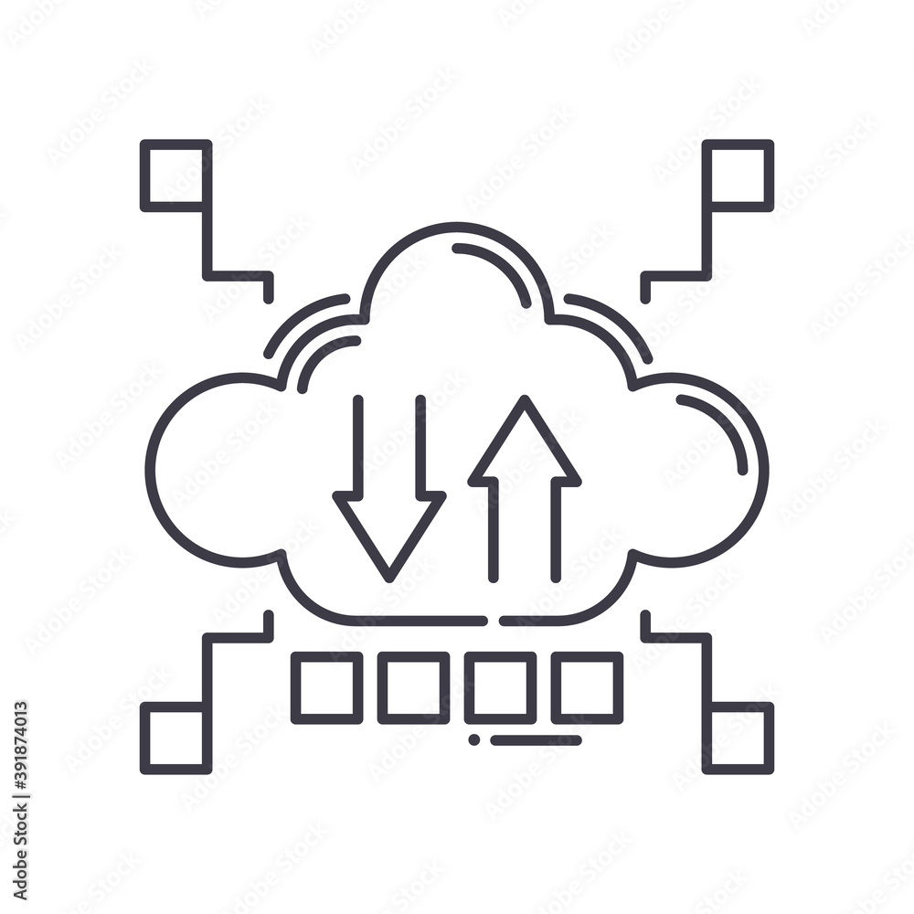 Backup copy icon, linear isolated illustration, thin line vector, web design sign, outline concept symbol with editable stroke on white background. Backup copy icon, linear isolated illustration, thin line vector, web design sign, outline concept symbol with editable stroke on white background.