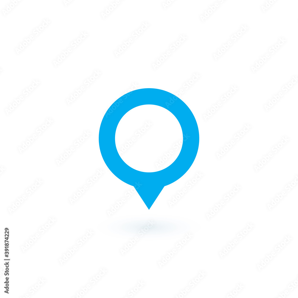 Vector Map pointer icon. GPS location symbol. Flat design style. Vektor EPS 10. Stock vector illustration isolated on white background. Vector Map pointer icon. GPS location symbol. Flat design style. Vektor EPS 10. Stock vector illustration isolated on white background.