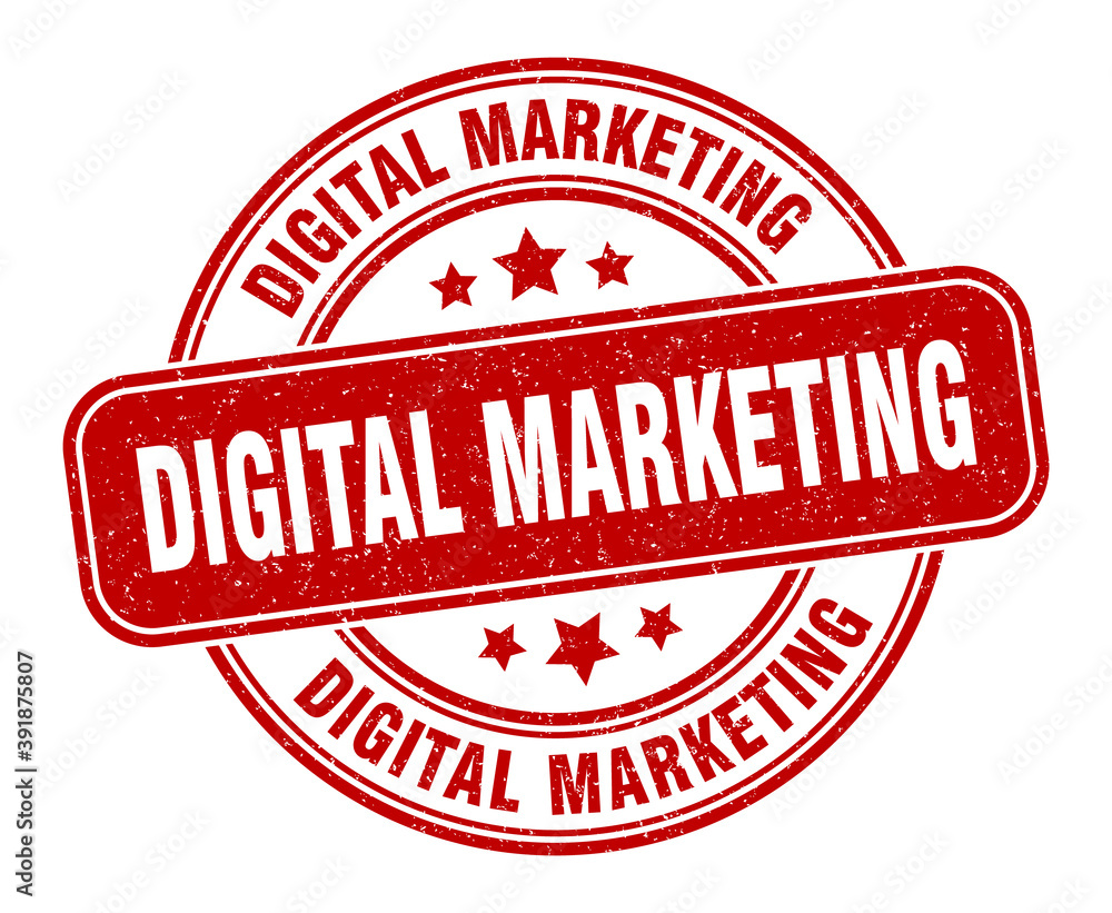 digital marketing stamp. digital marketing label. round grunge sign digital marketing stamp. digital marketing label. round grunge sign