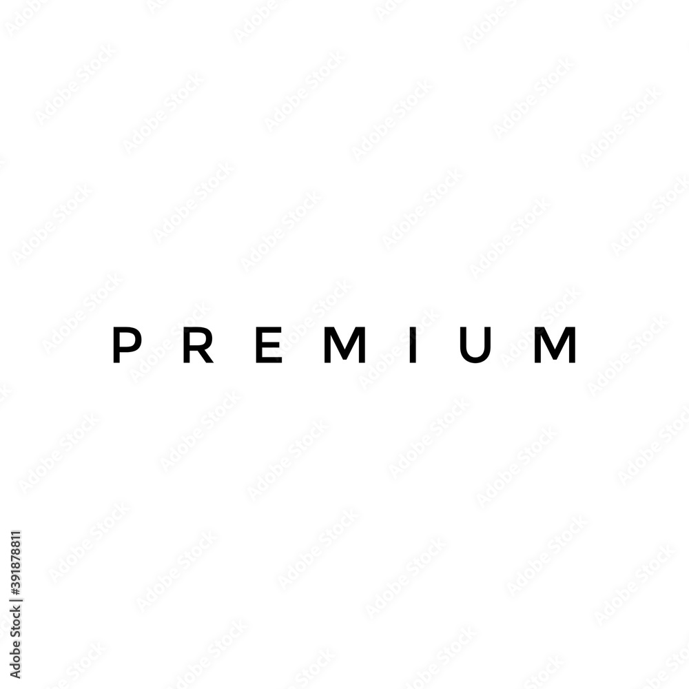 ''Premium'' Word Lettering ''Premium'' Word Lettering