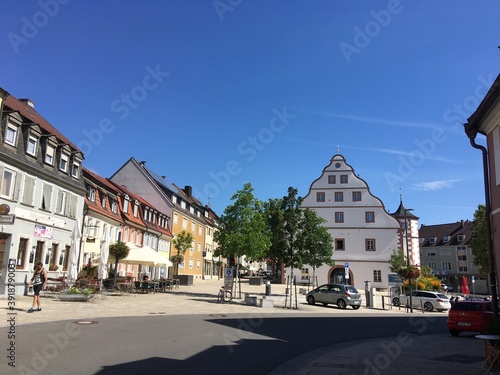 Innenstadt in einer deutschen Altstadt