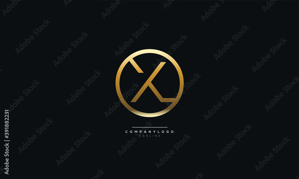 Letter XL Business Logo Design Alphabet Icon Vector Monogram Letter XL Business Logo Design Alphabet Icon Vector Monogram